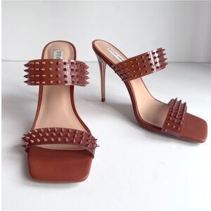 Steve Madden Lunna Spike Stiletto Heel Sandals Women’s Size 8.5